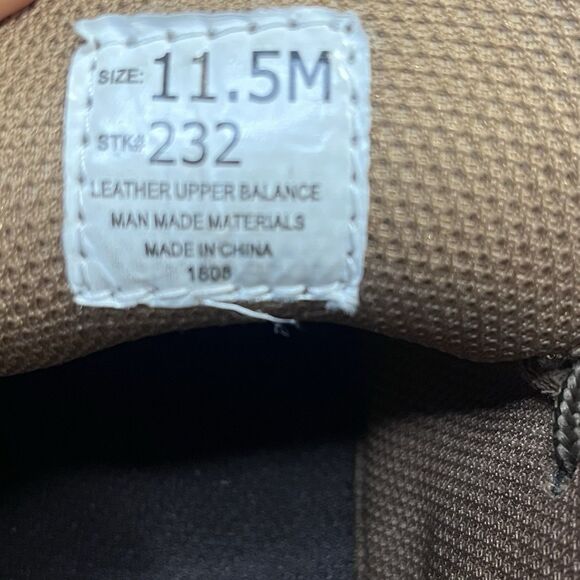 Justin Cappie Soft Toe Work Shoes Mens 11.5 Brown 4\
